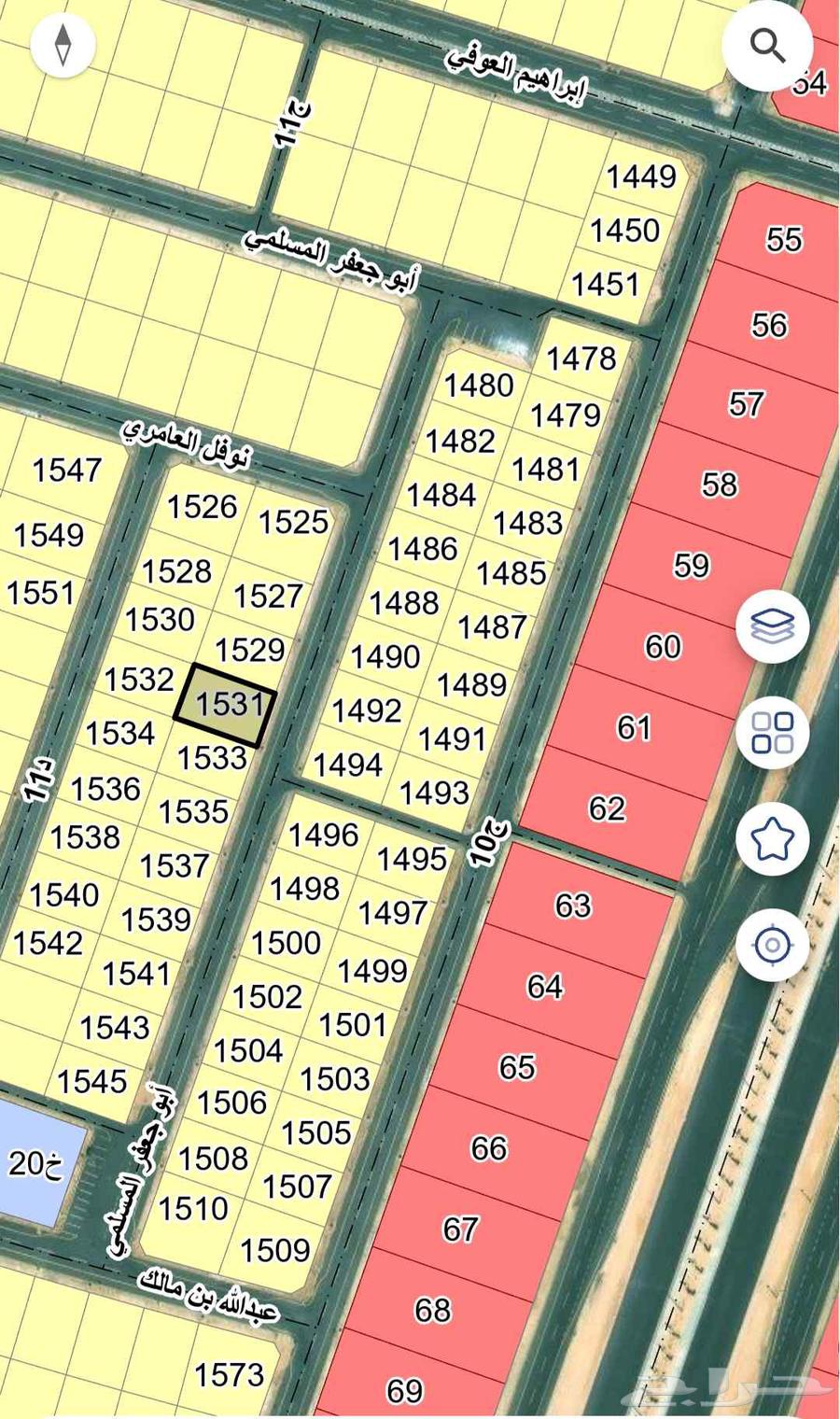 للبيع ارض سكنية في الدمام حي المطار مخطط اخيال64379872153729110