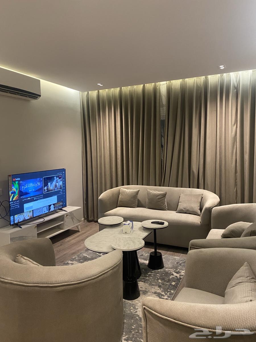 شقه مفروشه بحي طويق الموسى64370095950721111