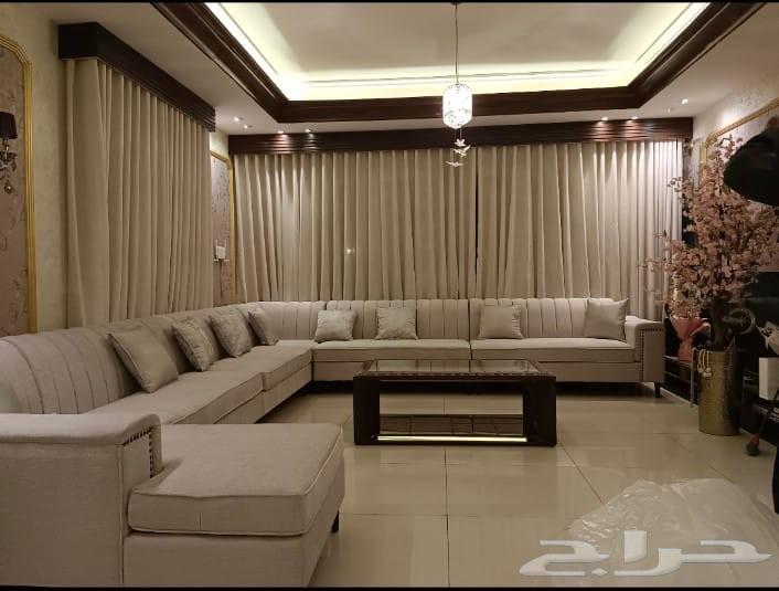 Custom sofa, curtains, and bed at a good price upon request64379856510594110