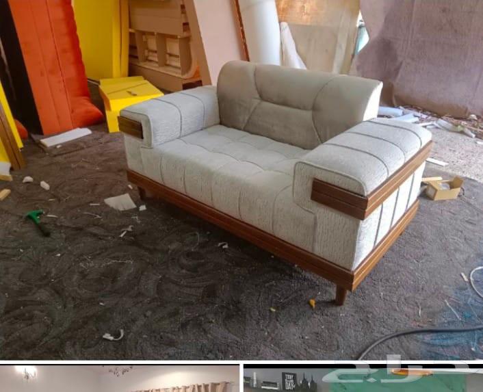 Custom sofa, curtains, and bed at a good price upon request64379856510594114