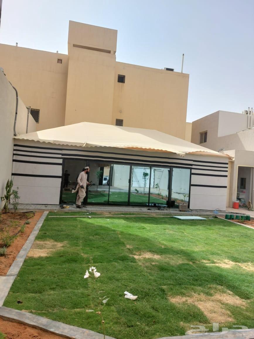 Shelters and partitions in Burjolat and sandwich seating with blue all types of ironworks64379940910595112