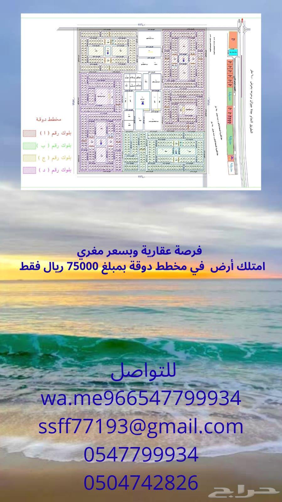 ارض سكنية للبيع شمال المظيليف64379906599427110