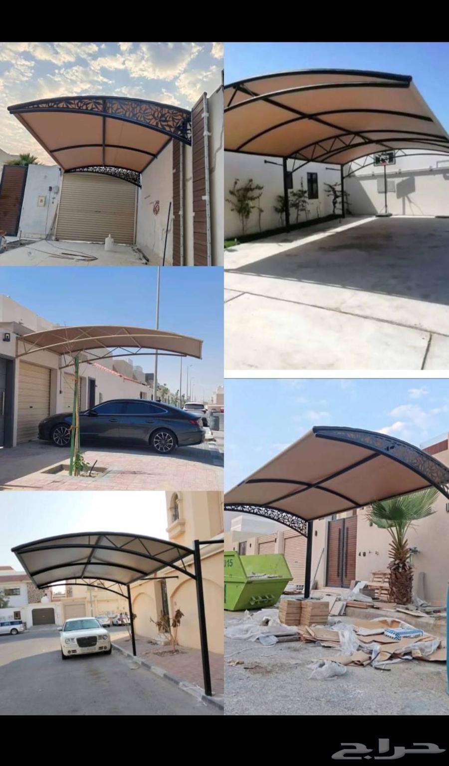 Installation of shades, screens, and winter seating in Al-Ahsa for contact64403134598530112