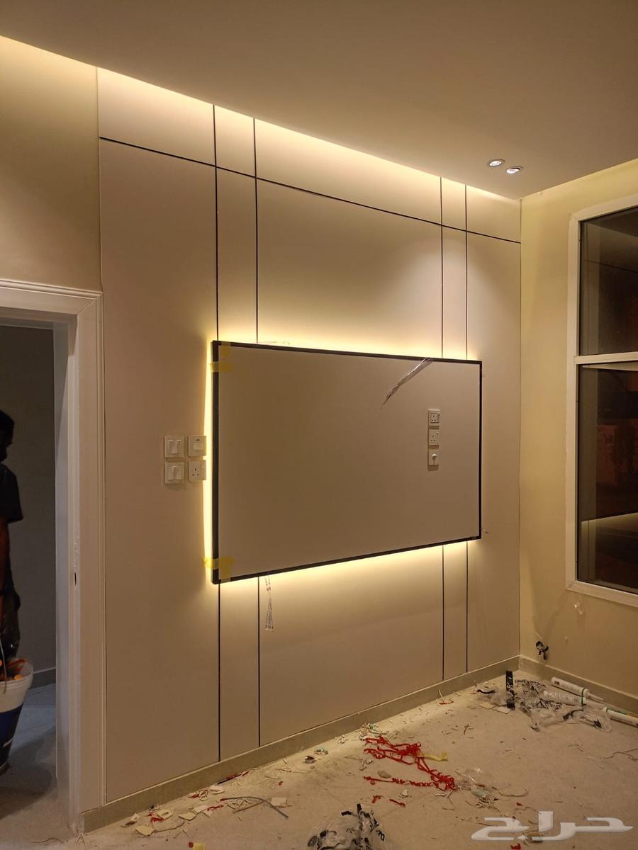 ديكورات داخليه بديل الشيبورد والرخام وتركيب الشاشات64403457244033111