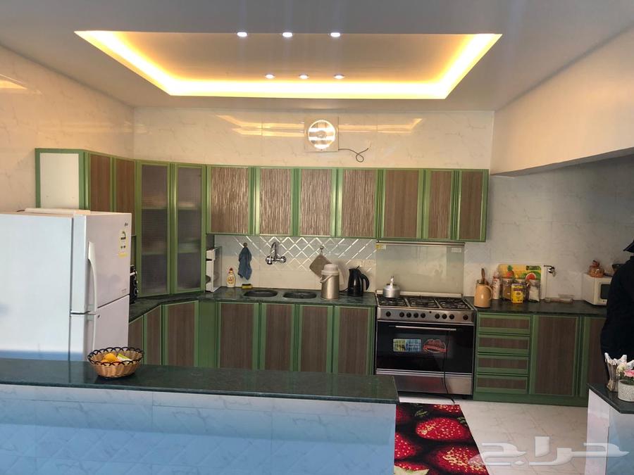 عرض استراحة للايجار اليومي جديدة وفخمة مكونة من قسمين بمخيم64403150418051110