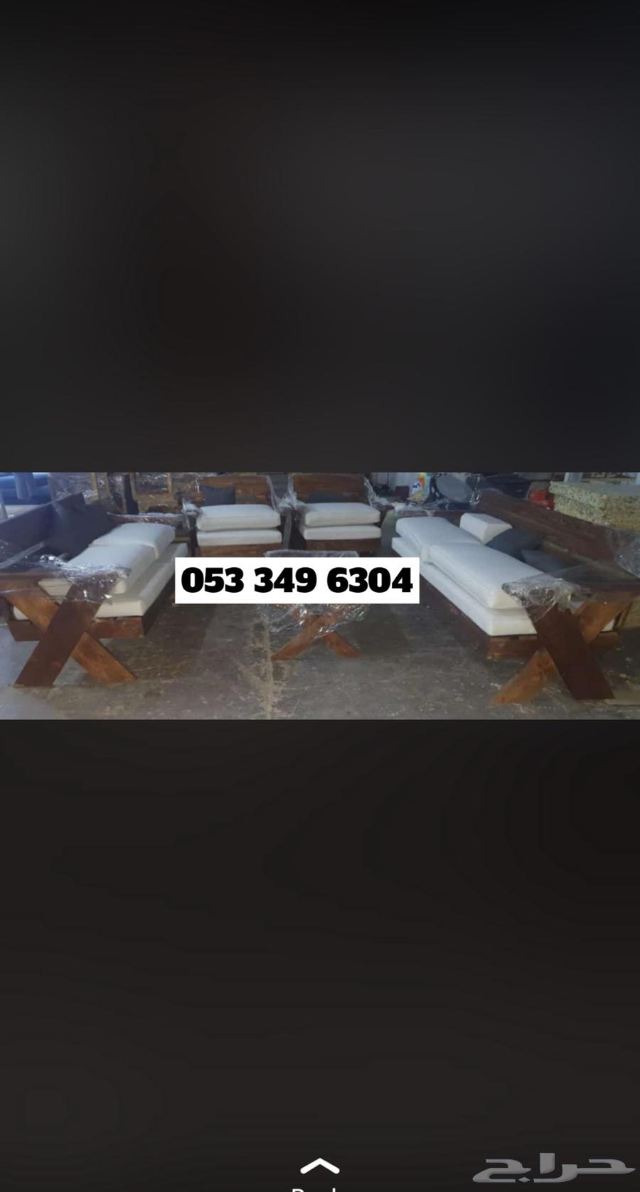 جلسات خارجية جلسة خشب حديد جاهز تفصيل كراسي طاولات طقم اطقم64403727347459114