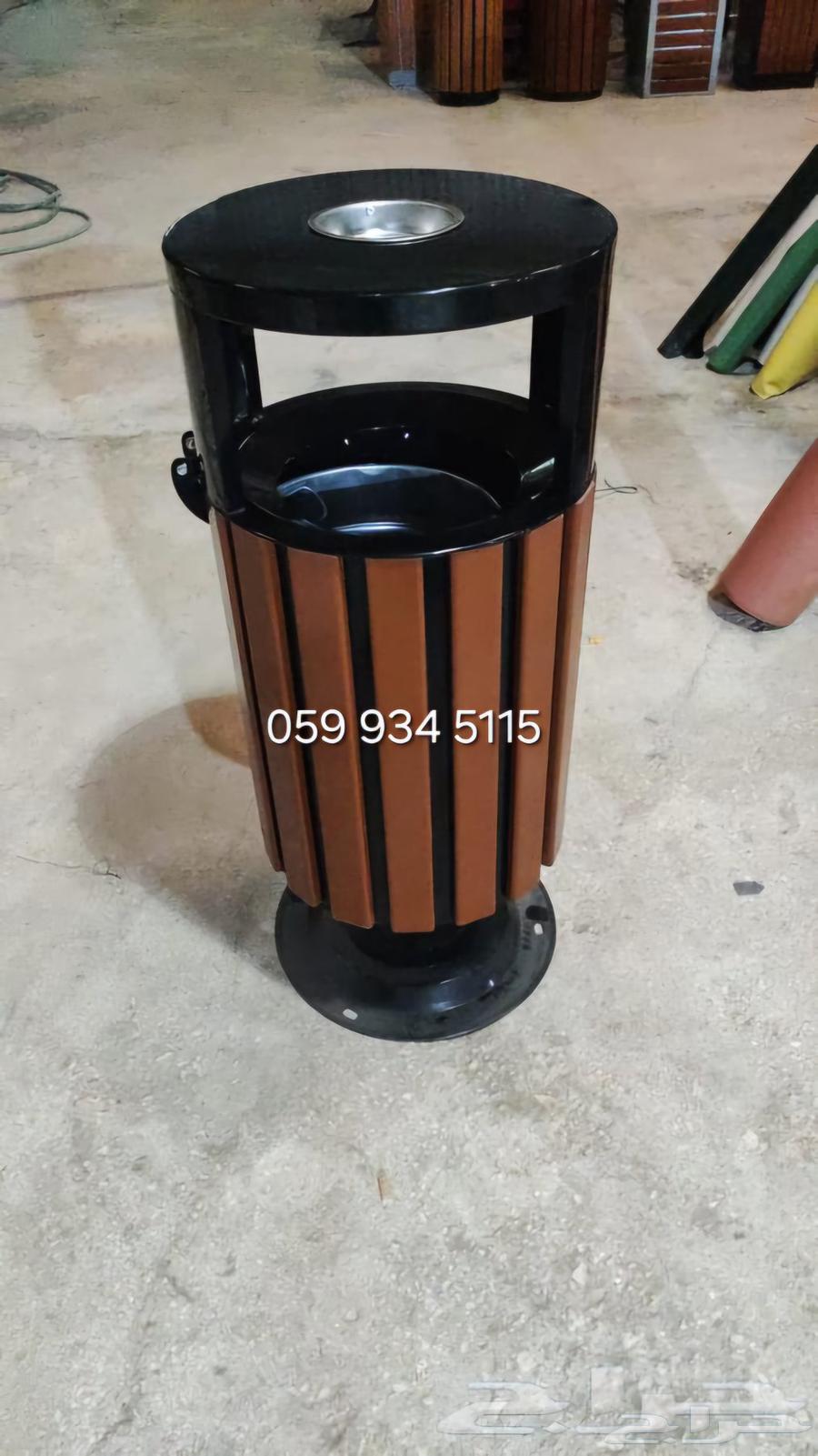 سلات مهملات النفايات ديكورية خارجية وداخلية64403759704835112