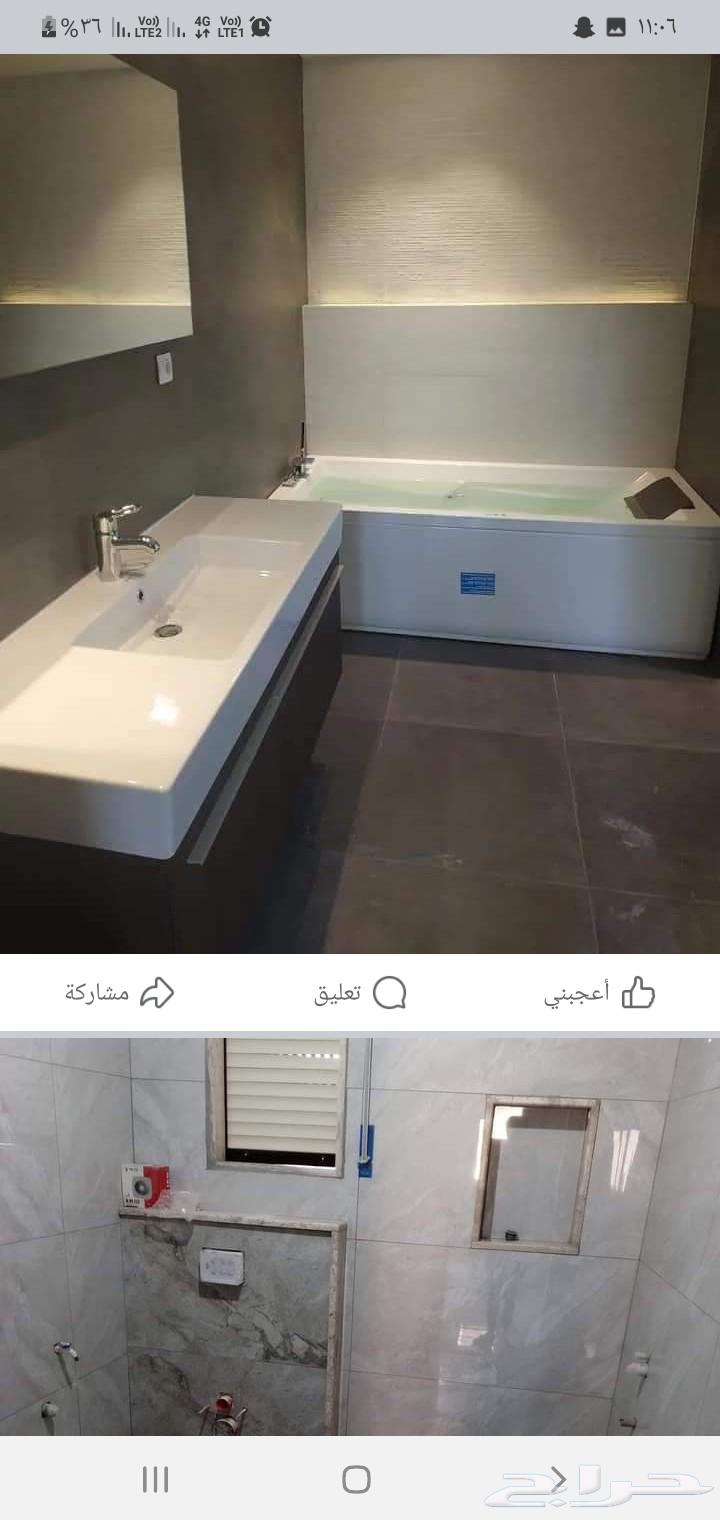 السلام عليكم موجود معلم سباكه ولياسه وتشطيب كامل في جميع أنح64403790116226111