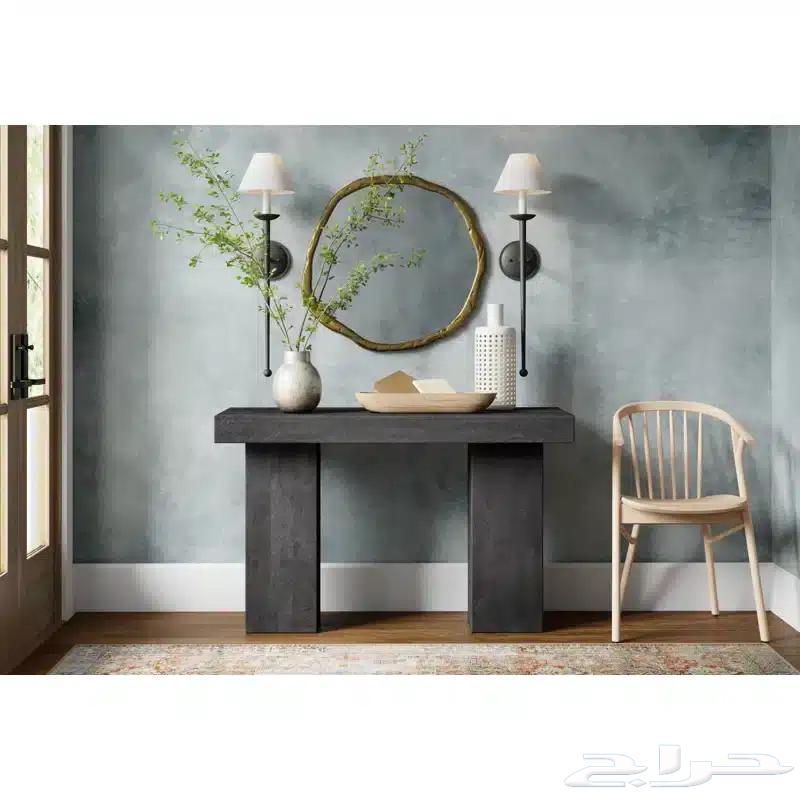 تفصيل كانسول خشب قشرة سنديان حسب الطلب64403806986881111