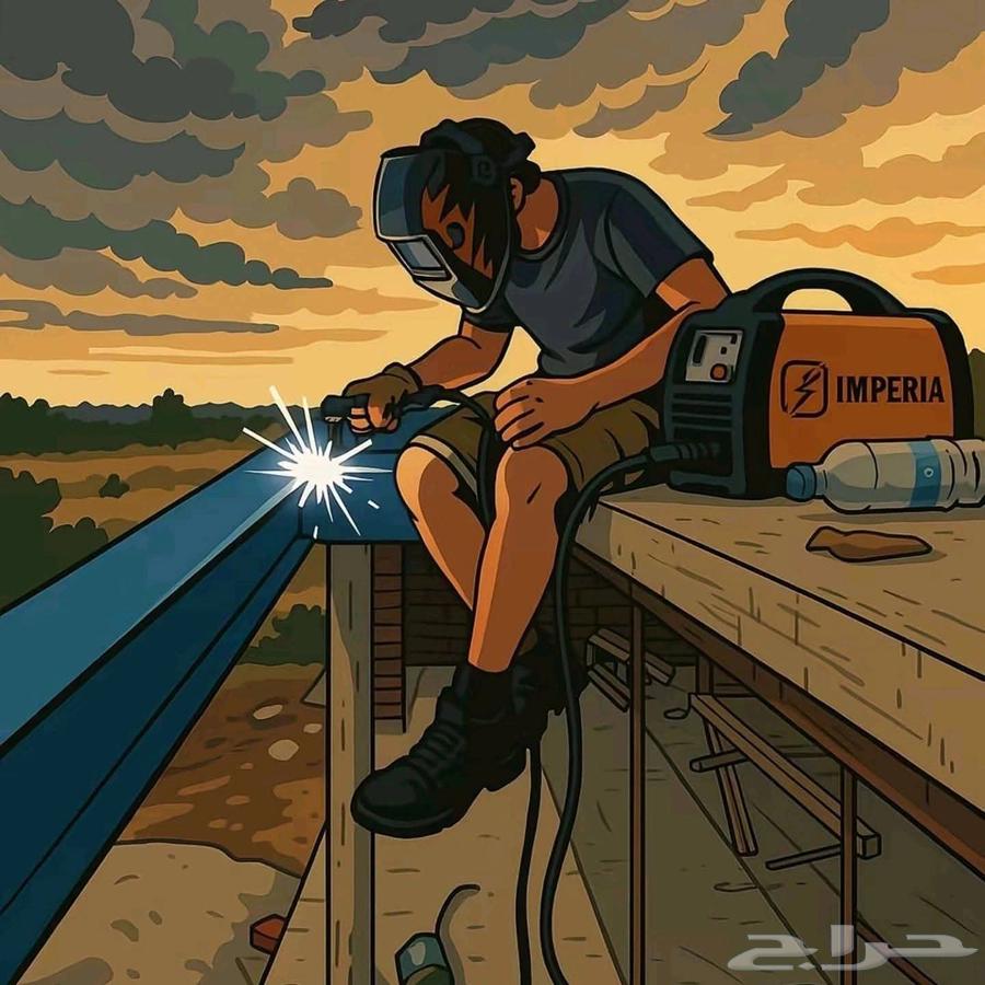 حداد هناجر وباب وشباك تربزين سلم وكلادنج وسلم طوارئ فلل64422864859905110