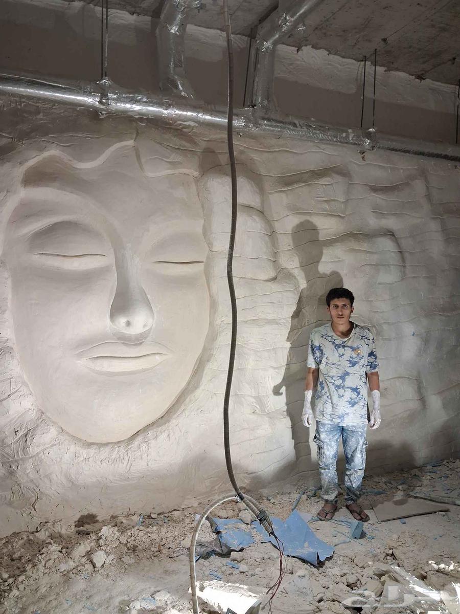 معلم نحت ورسم على الجبس مجسمات وزخارف جبسيه جداريات منحوته ي64422928803201114