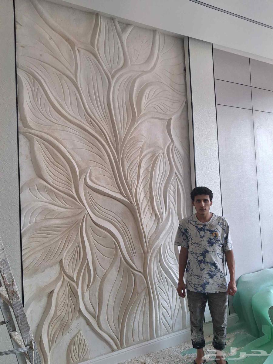 معلم نحت ورسم على الجبس مجسمات وزخارف جبسيه جداريات منحوته ي64422928803201112