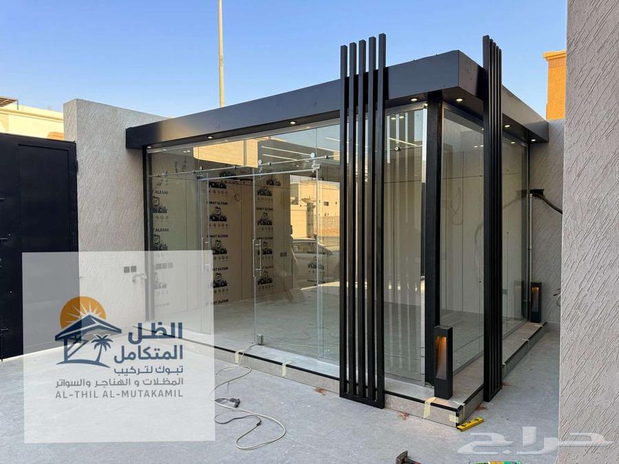 مجالس زجاج غرف سندوتش بنل جلسات مظلات سواتر بكافة الانواع64422896706306110