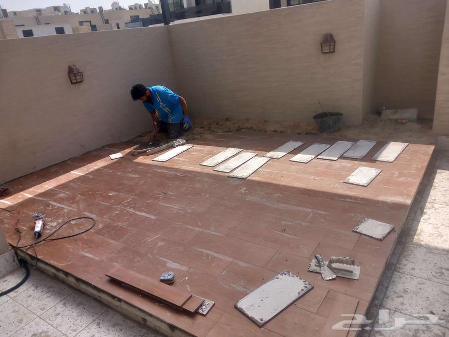 مبلط سيراميك بورسلان وسيراميك فني تركيب جميع انواع البلاط64422770514434113