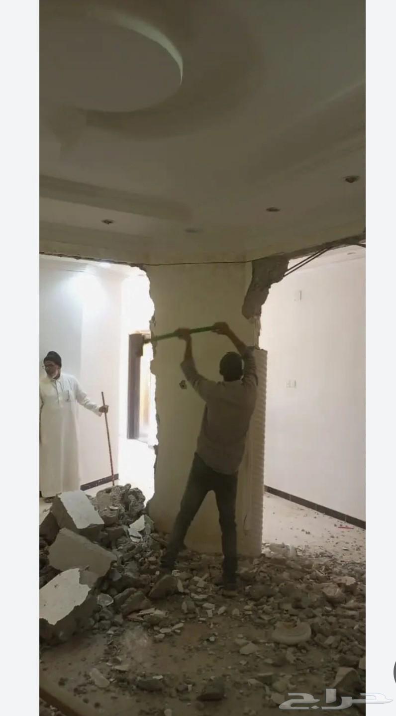 مقاول تكسير وهدم وقص خرسانه ويا حد محتاج عمال باليوميه64422848113409113