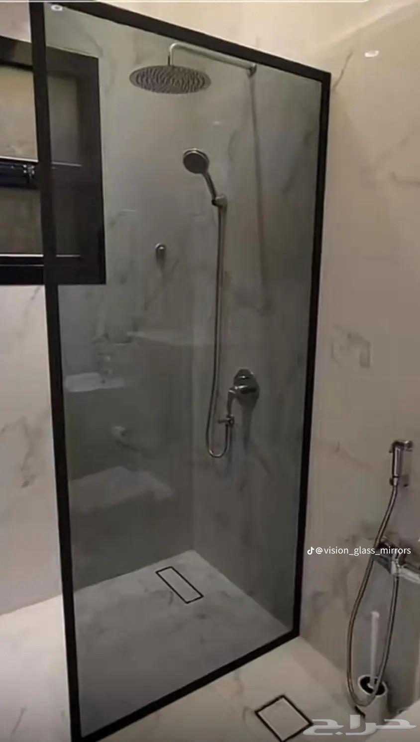 تفصيل كبائن شاور زجاج   ضمان   جوده عاليه   افضل سعر64422912201857113