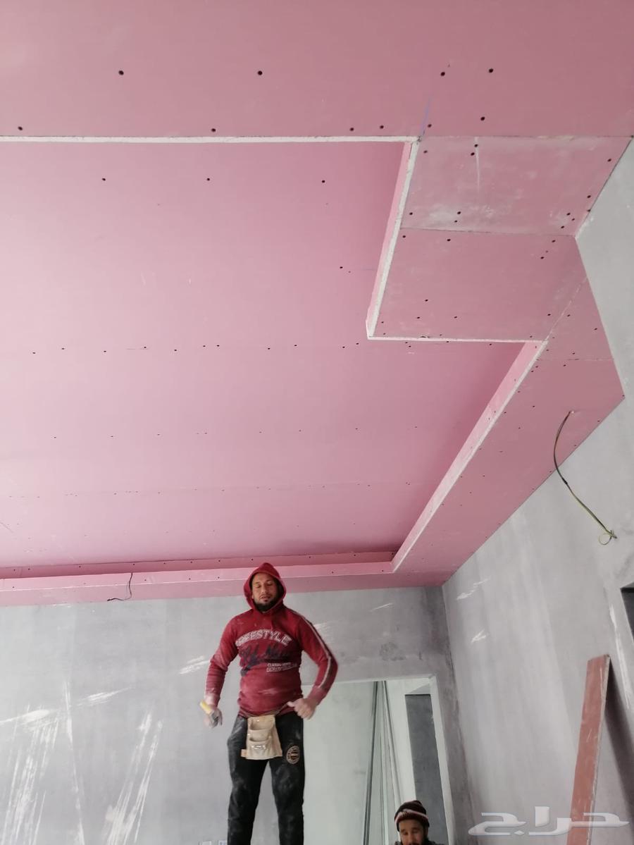 جبس بورد سيمنت بورد دهانات متر فلات 40 أقل مساحه 100 متر64423166407426114