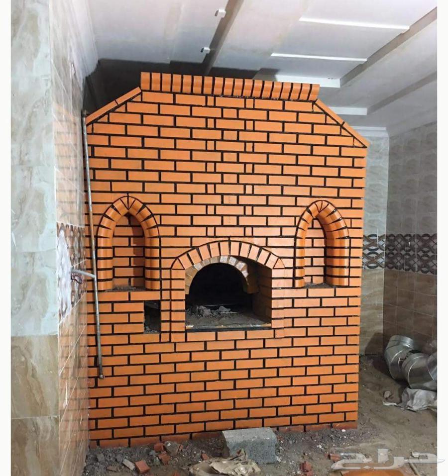 Installation of Tamees oven, bakery oven, stainless steel chimneys and red thermal brick construction64423338237314110