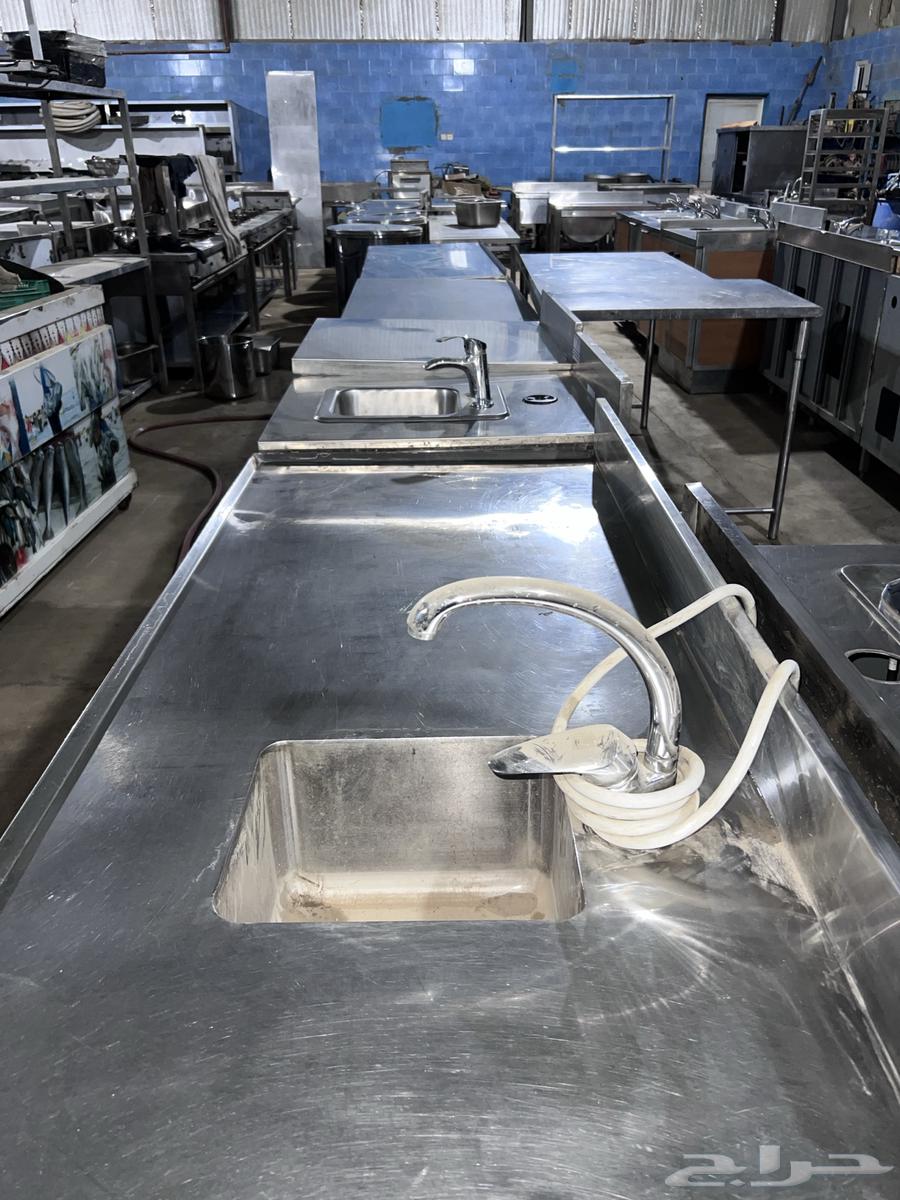 Sink, long heater, refrigerator and freezer64457779112449110