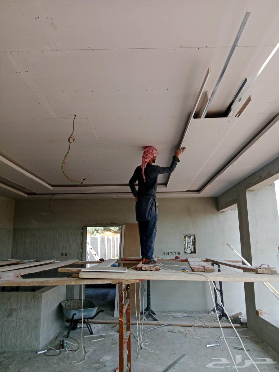 عمل جبس بورد سيمنت بورد سقف مستعار فاصل جبس بورد شيبورد64423323309187112