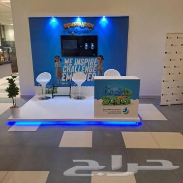 Design and implementation of booths and stands for exhibitions and conferences64418864560387114