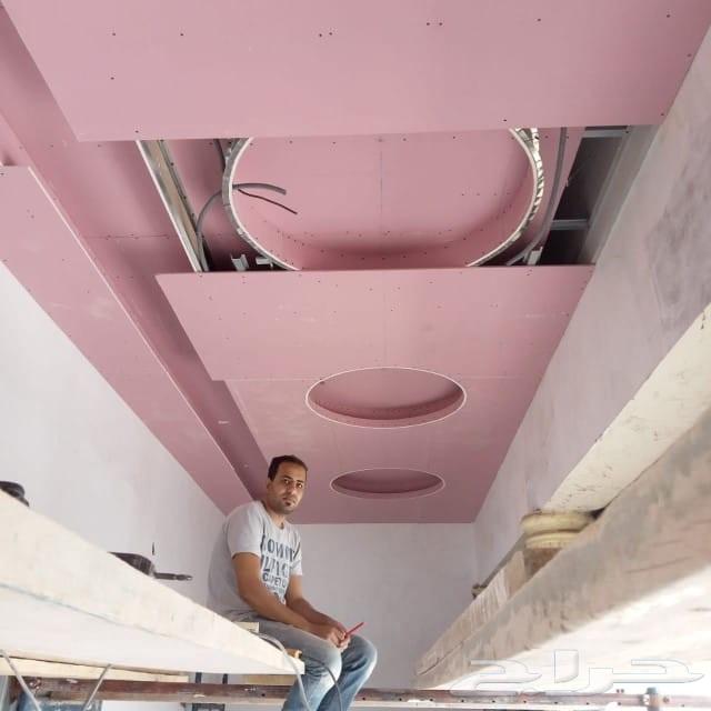 جبس بورد سيمنت بورد دهانات متر فلات 40 أقل مساحه 100 متر64423166407426111