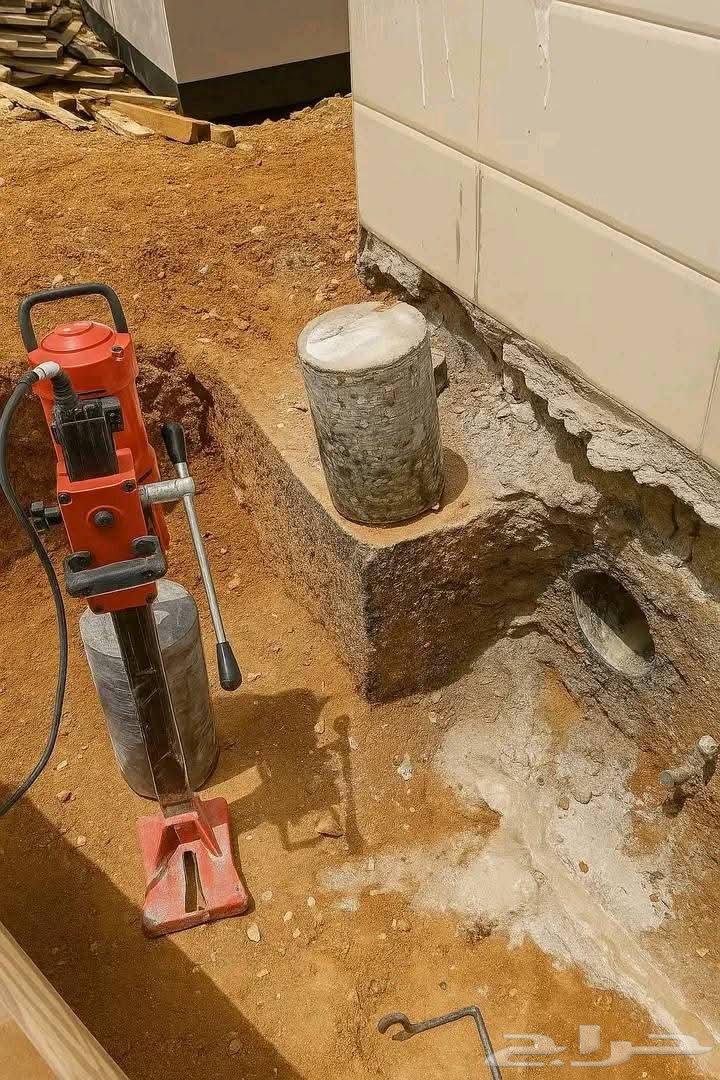 Core openings for adaptations and plumbing openings, breaking walls, cutting slabs64423243233283111