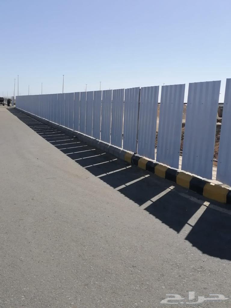 تسوير الأراضي بالزنك الشينكو حسب مواصفات البلديه64423166270210110