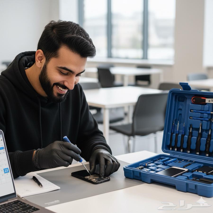 فني صيانة آيفون متنقل إصلاح شاشات وبطاريات ( خميس مشيط)64458244201730110
