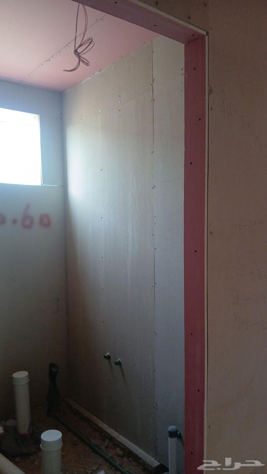 جبس بورد سقف مستعار سمنت بورد تكسير ترميم تليس64473526889473114