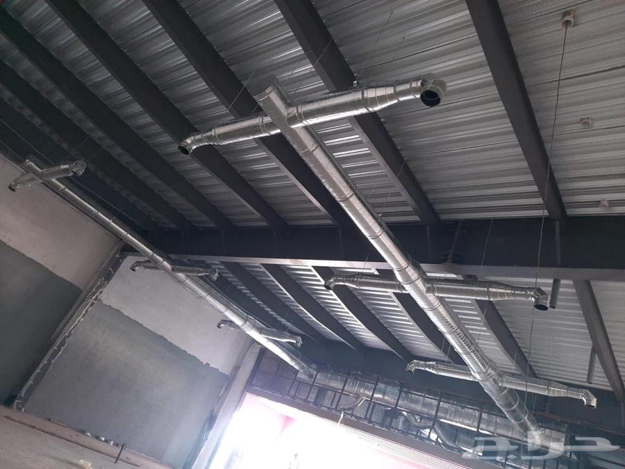 Central air conditioning_Duct split_Package_Foundation and copper pipe extension64457991437571114