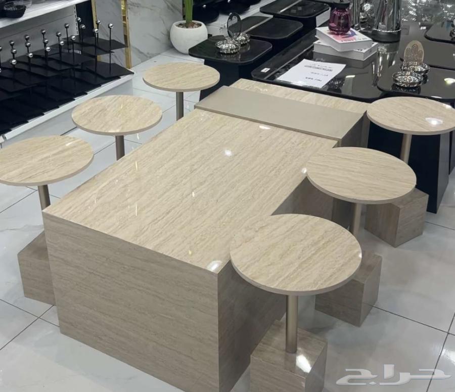 يوجدلدينا تفصيل طاولات ويوجد جاهز وطاولات طعام جاهزة تفصيل64423353456770114