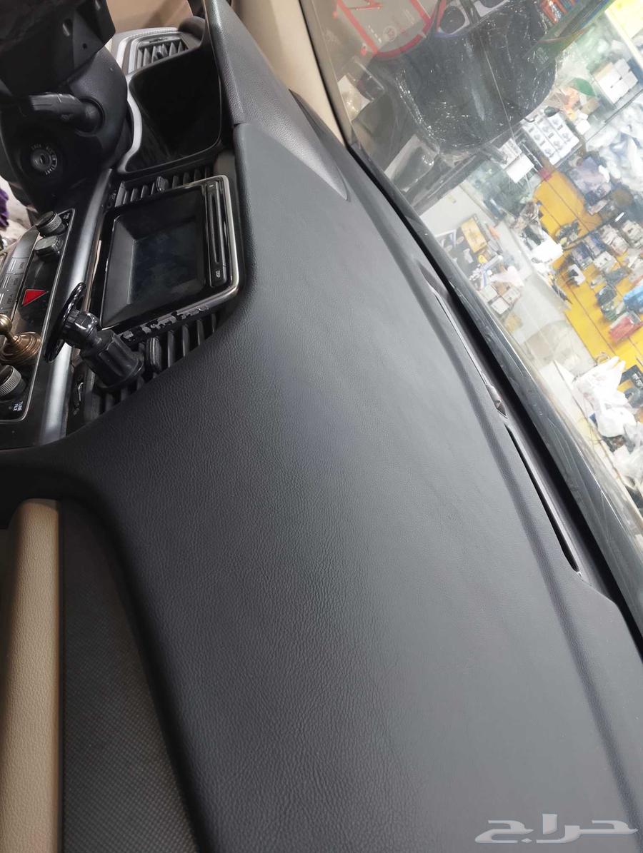 تنجيد قشرة طبلون سوناتا موديل 2016 جلد أسود مناسب جدا لضباب64423354242177112