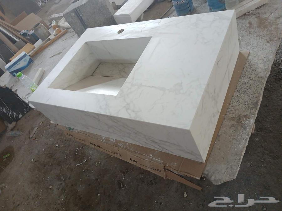 تفصيل مغاسل رخام وسراميك حسب الطلب64458119515651114