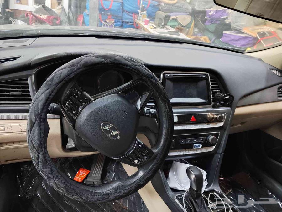 تنجيد قشرة طبلون سوناتا موديل 2016 جلد أسود مناسب جدا لضباب64423354242177113