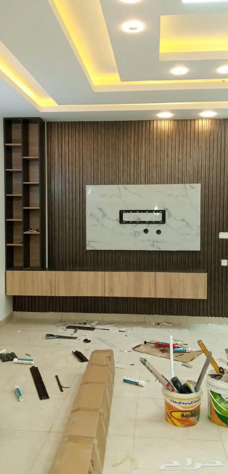 ديكورات تلفزيونوترميم ودهامات مشبات شبرات بديل الرخام جبص64458136024450111