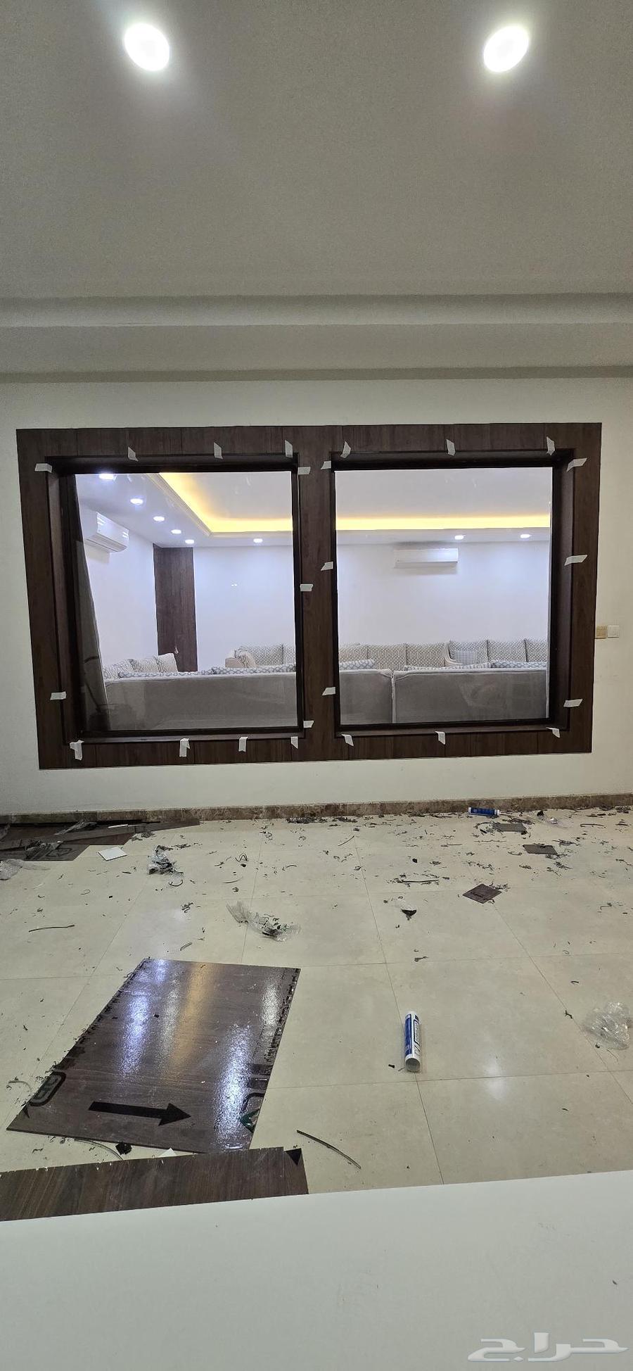 تركيب ديكورات شيبورد تركيب ورق جدران تركيب باركيه اطارات فوم64458199277313113