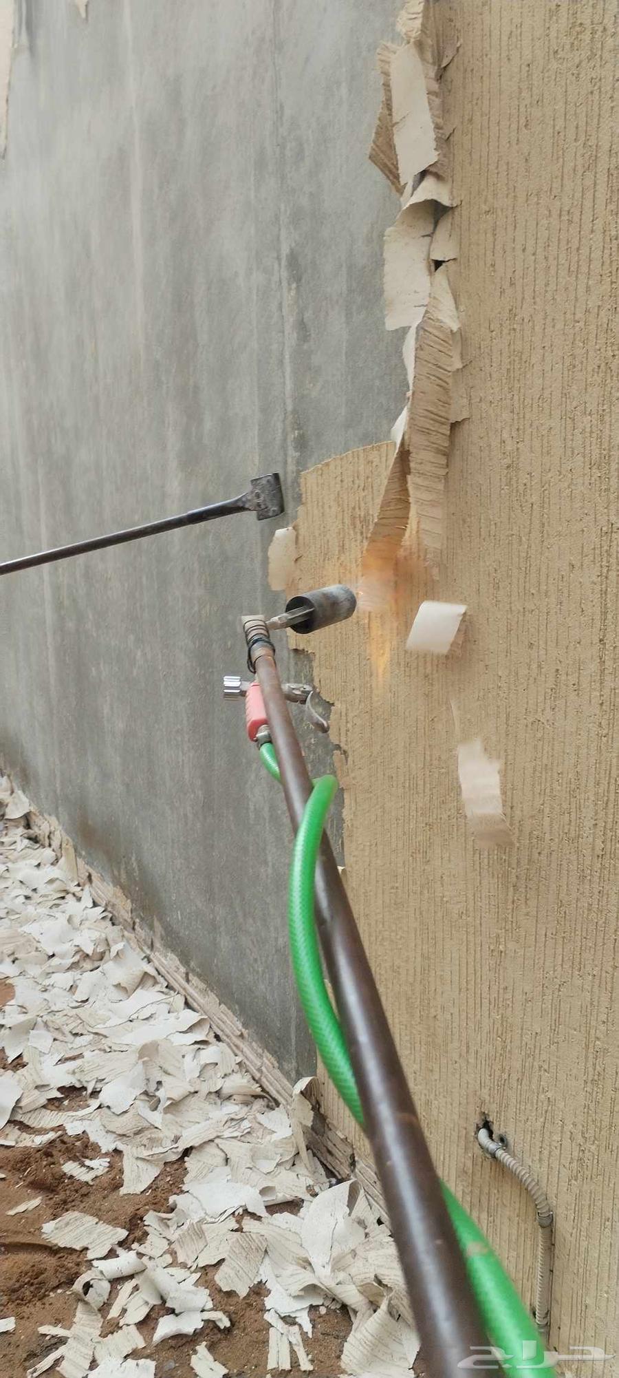 Paint burning, paint removal, profile installation64436520929154112