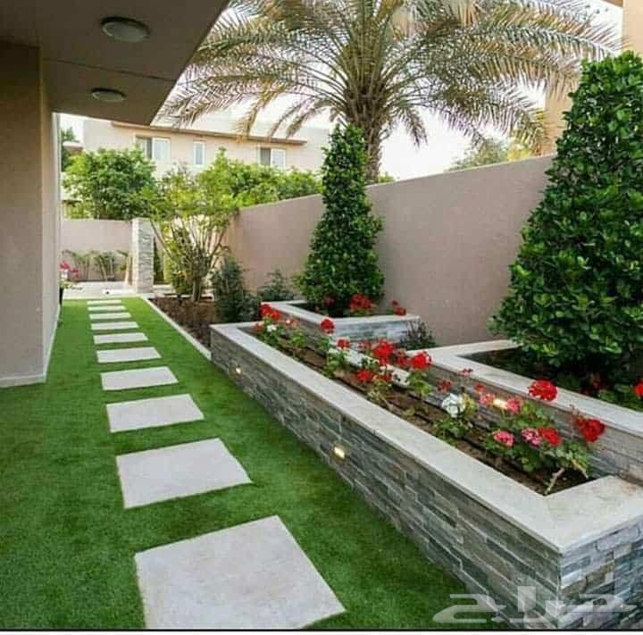صيانة حدائق بمعايير عالية ونتائج تبهرك حول حديقتك لواجهة64459274494594112