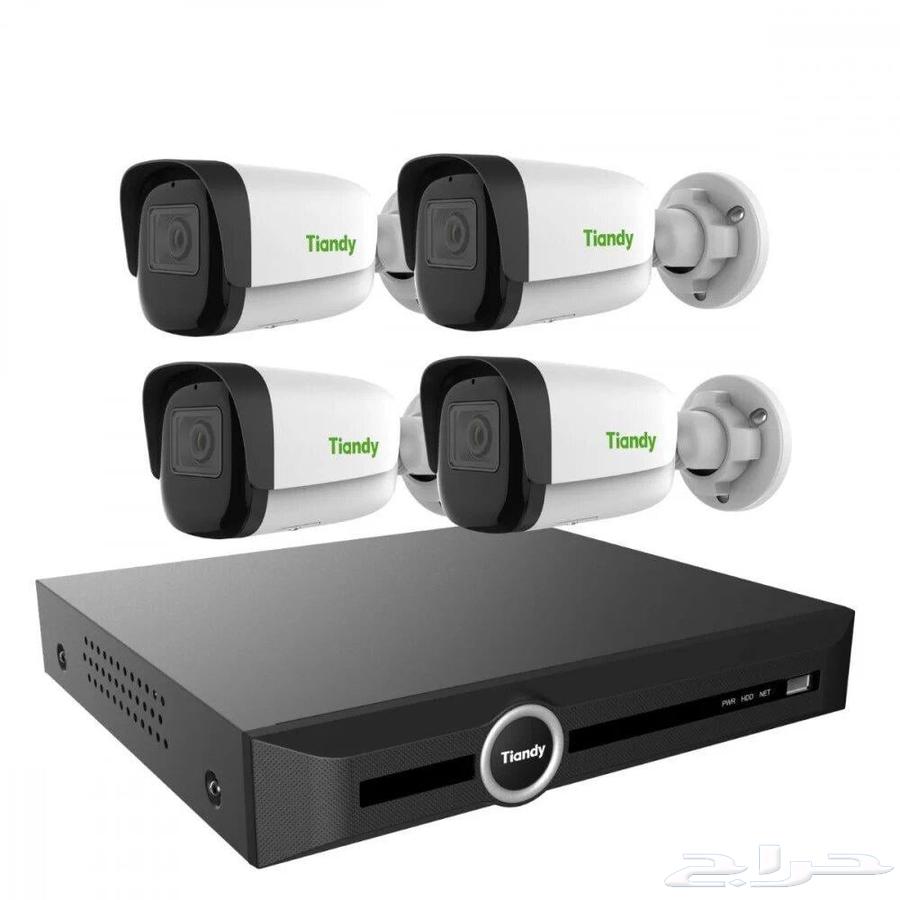مجموعة كاميرات مراقبة تياندي الخارجية   دقة 8 ميجا64459696685953110