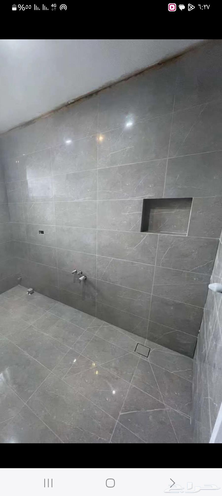 Bathroom, kitchen, floor, courtyard, villa, lounge, interlock, pond, stone, marble tiler with laser and vibrator work, delivery to engineers, works throughout Riyadh, demolition and installation of all tile-related renovations64459728020738114