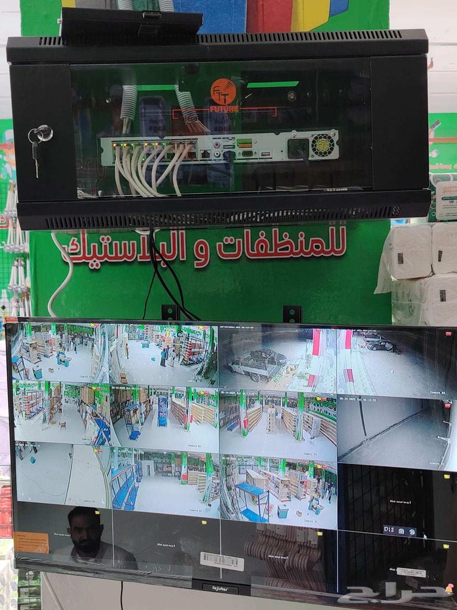 كمرات مراقبة أنظمه أمنية شبكات أقفال ذكيه كهرباء وسباكه64459820201090113