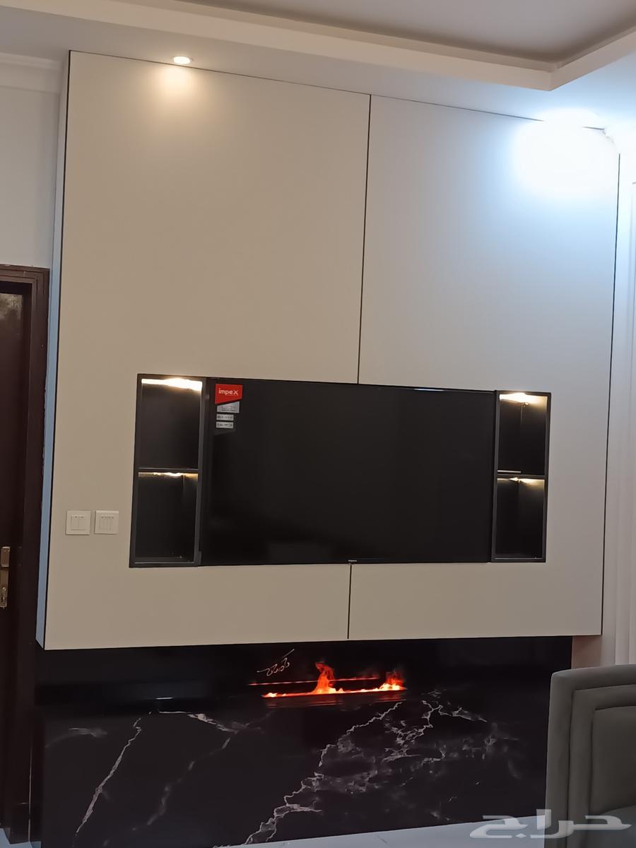 ديكورات شاشات خشبيه تلبيس بديل الشيبرد اناره مخفيه64459712918145110