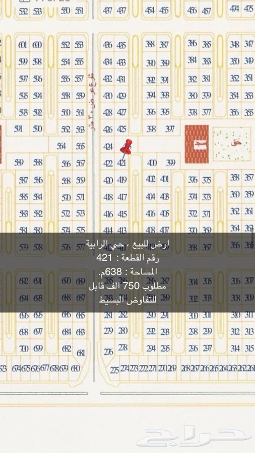 اراضي للبيع حي الرابية64458118535810111