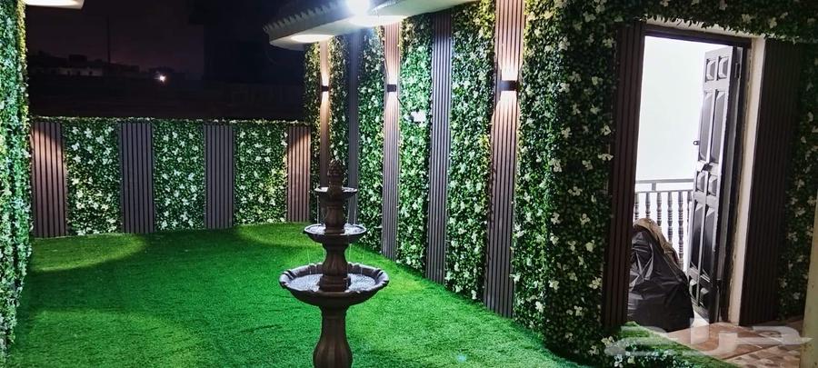 عشب صناعي الأرضي وجداري وبديل الخشب ومظلات وسواتر وبرجولت64473884187395110