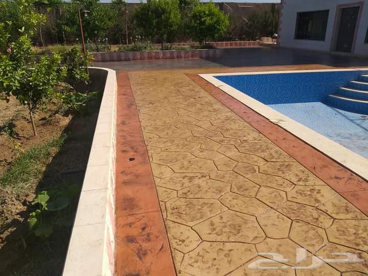 Printed concrete slabs, intermediate slab, fan slab, terrace slab64473758281219111