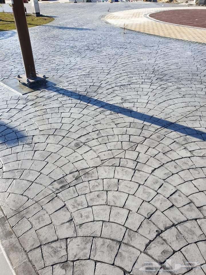 Printed concrete slabs, intermediate slab, fan slab, terrace slab64473758281219112