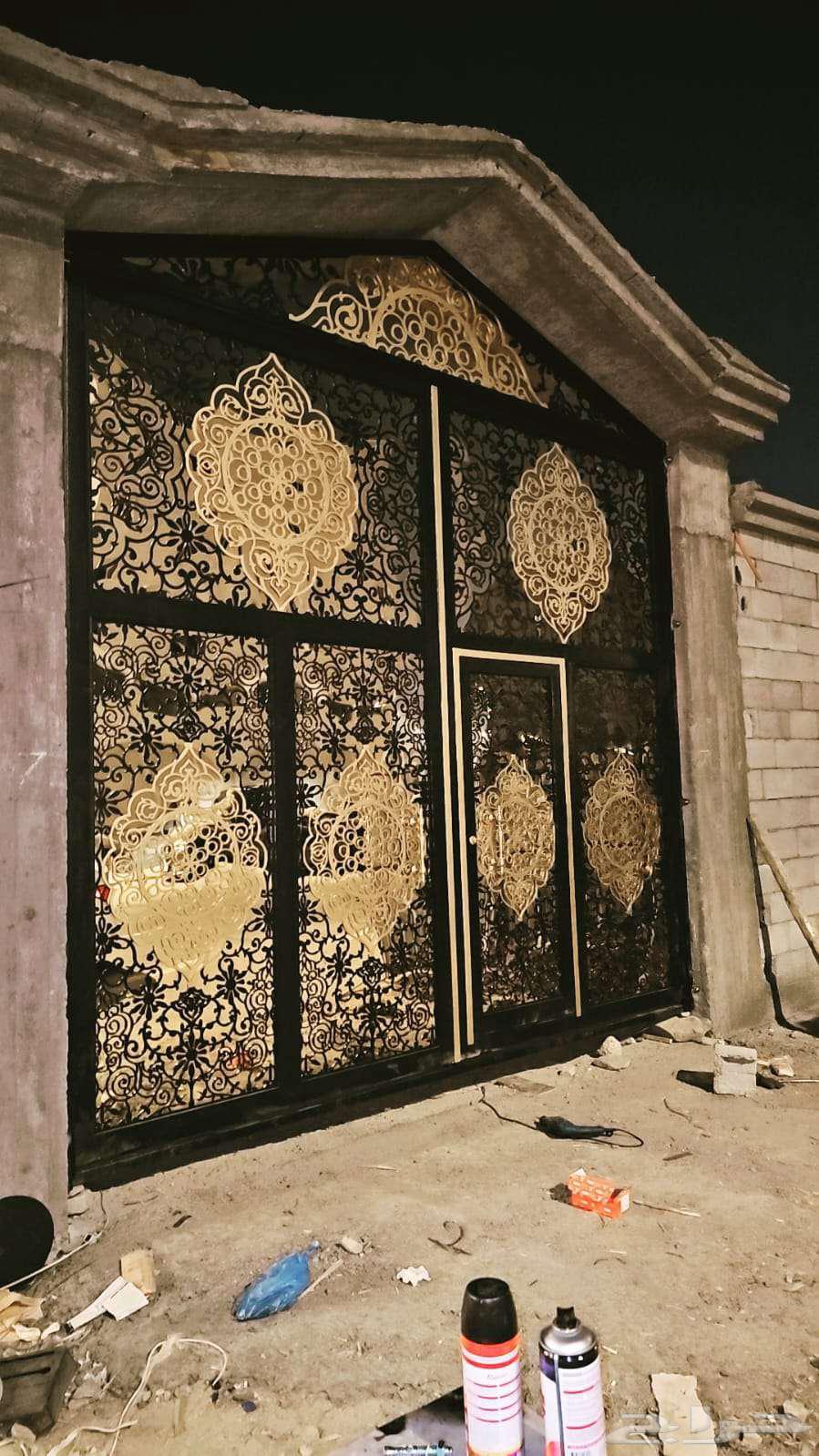 ورشة العمل حداد دربزان لىزر باب لىزر باب حديد64473837566594114