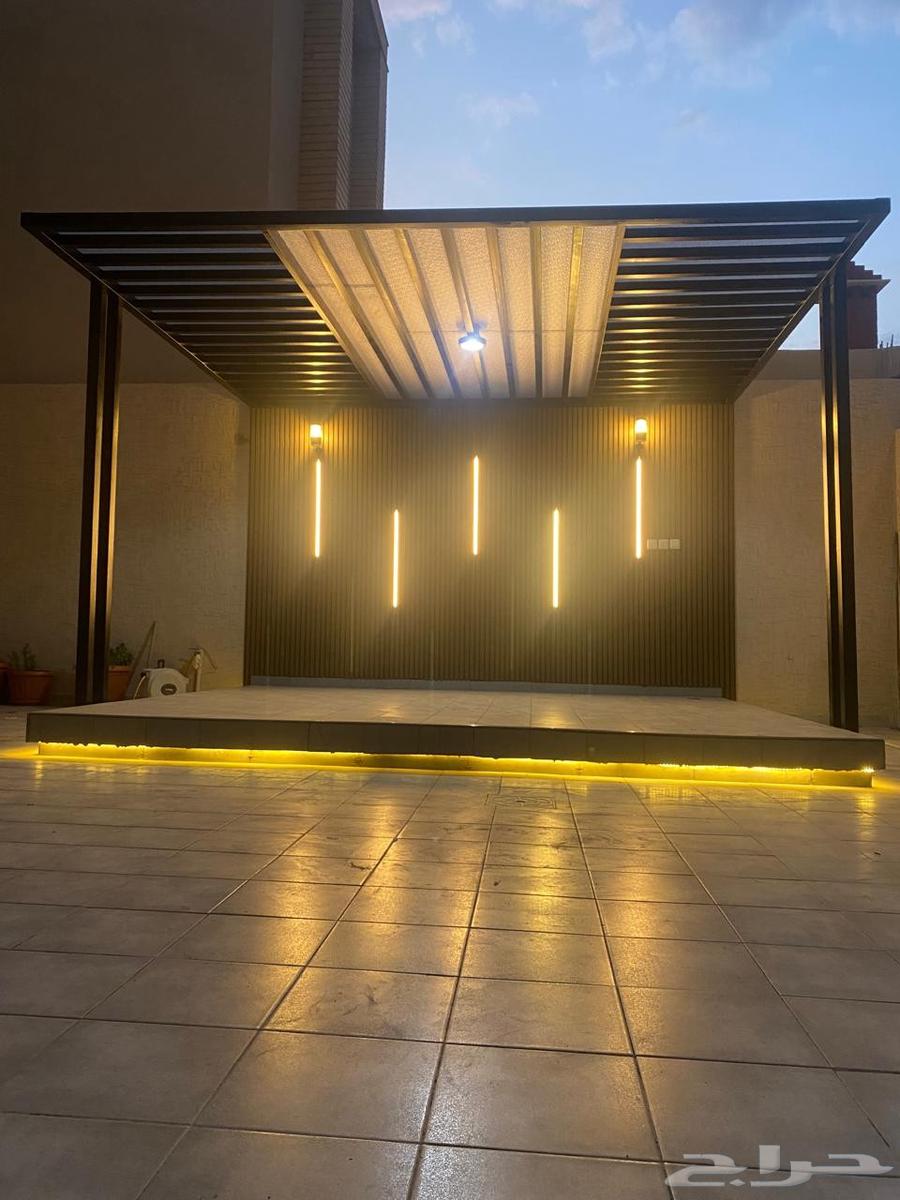 عشب صناعي الأرضي وجداري وبديل الخشب ومظلات وسواتر وبرجولت64473884187395112