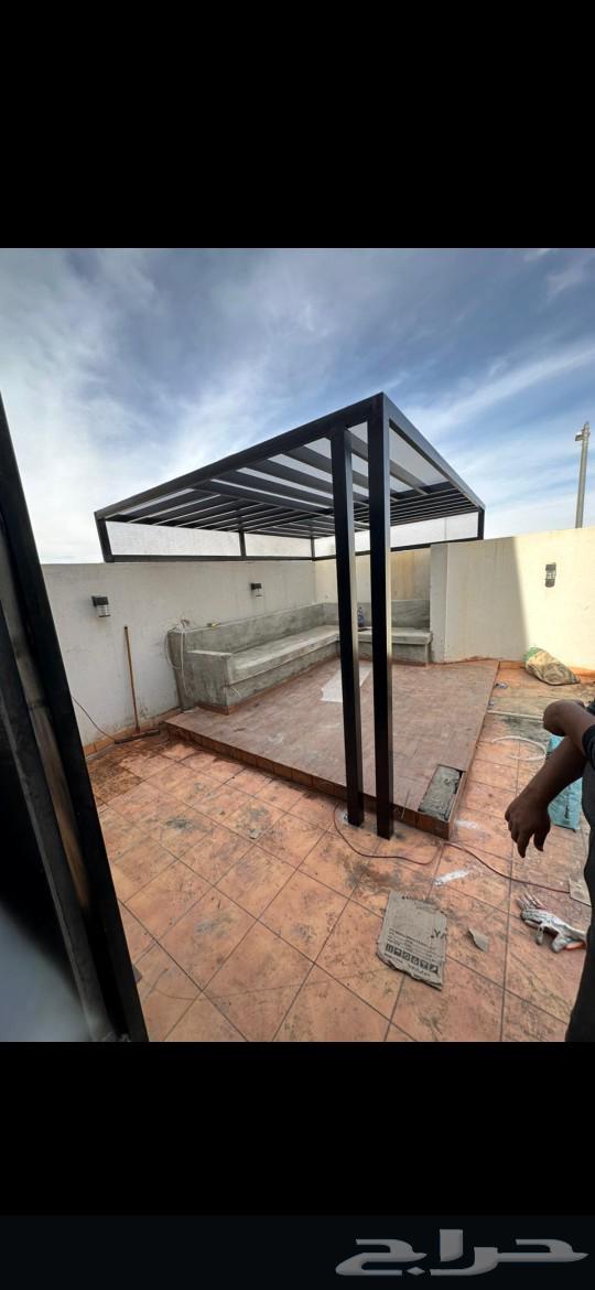 Supplier and installation of pergola shades, screens, and seating areas in Riyadh64270511596161111